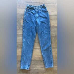 Vintage Lawman women’s size 26 western high rise straight denim blue jeans